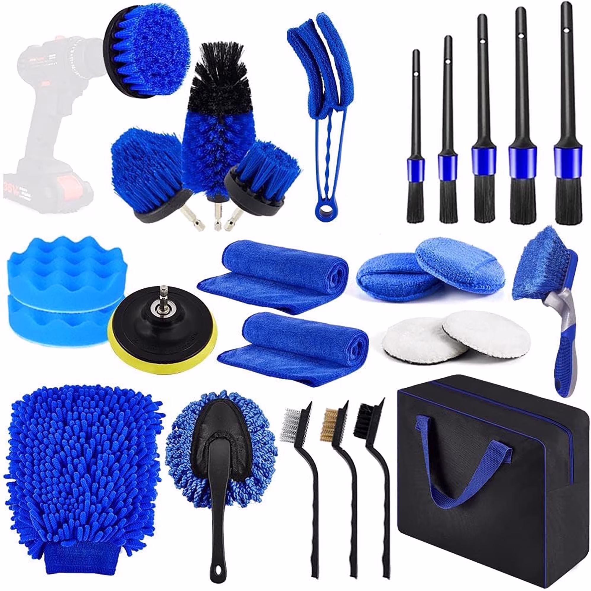 OWNTECH 27-Piece Car Detailing and Cleaning Kit