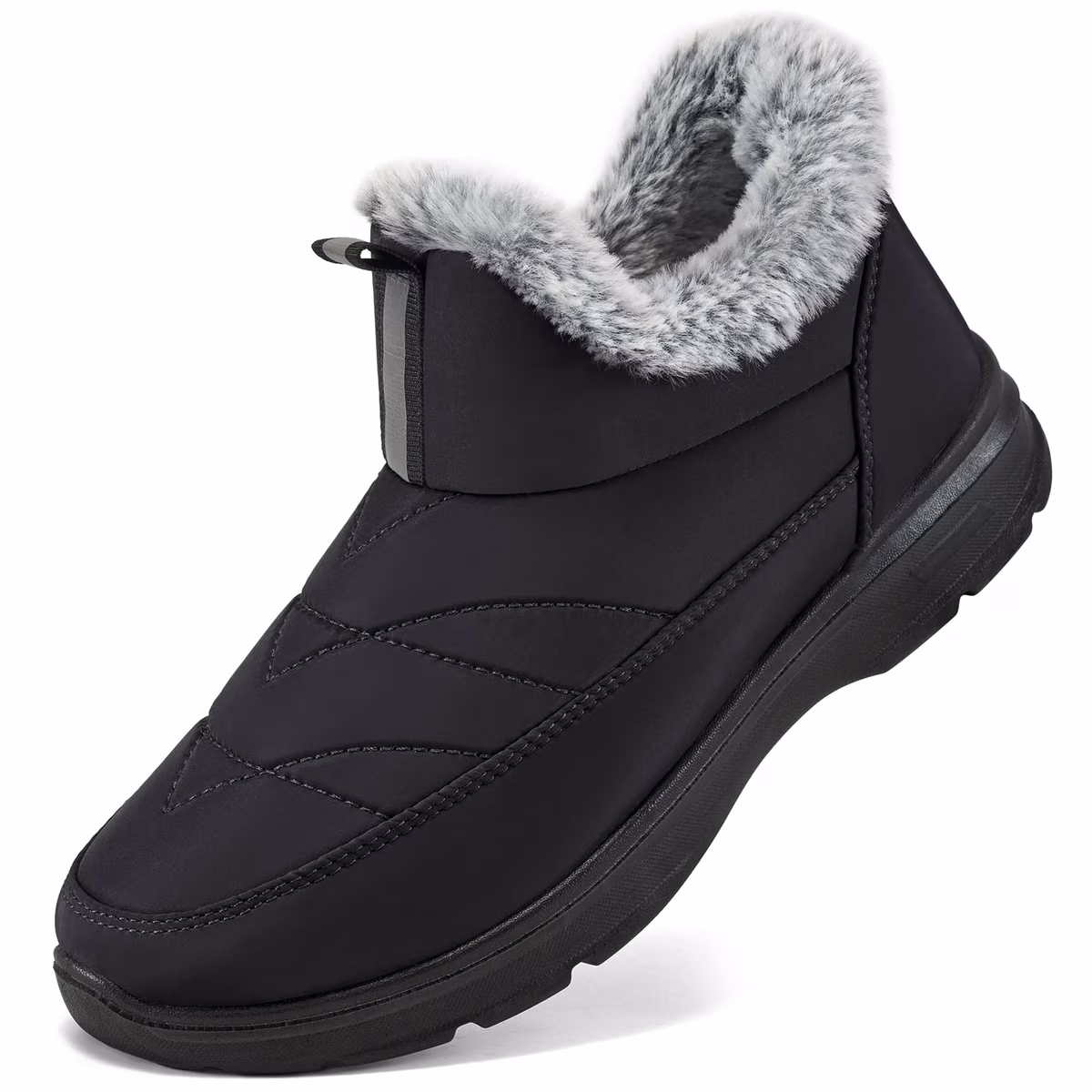 Women's Waterproof Slip-On Winter Ankle Snow Boots