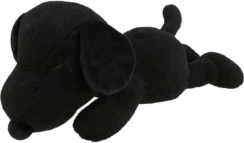 Uniqlo x Kaws Peanuts Black Plush Toy (Medium)