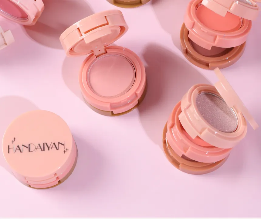Handaiyan 3-in-1 Foldable Cream Blush Palette
