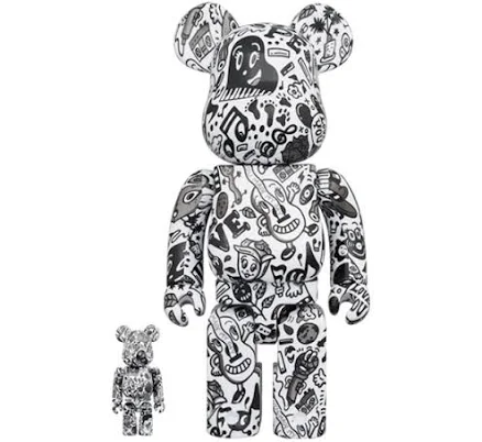 Medicom Toy BE@RBRICK Chocomoo 100% & 400% Set