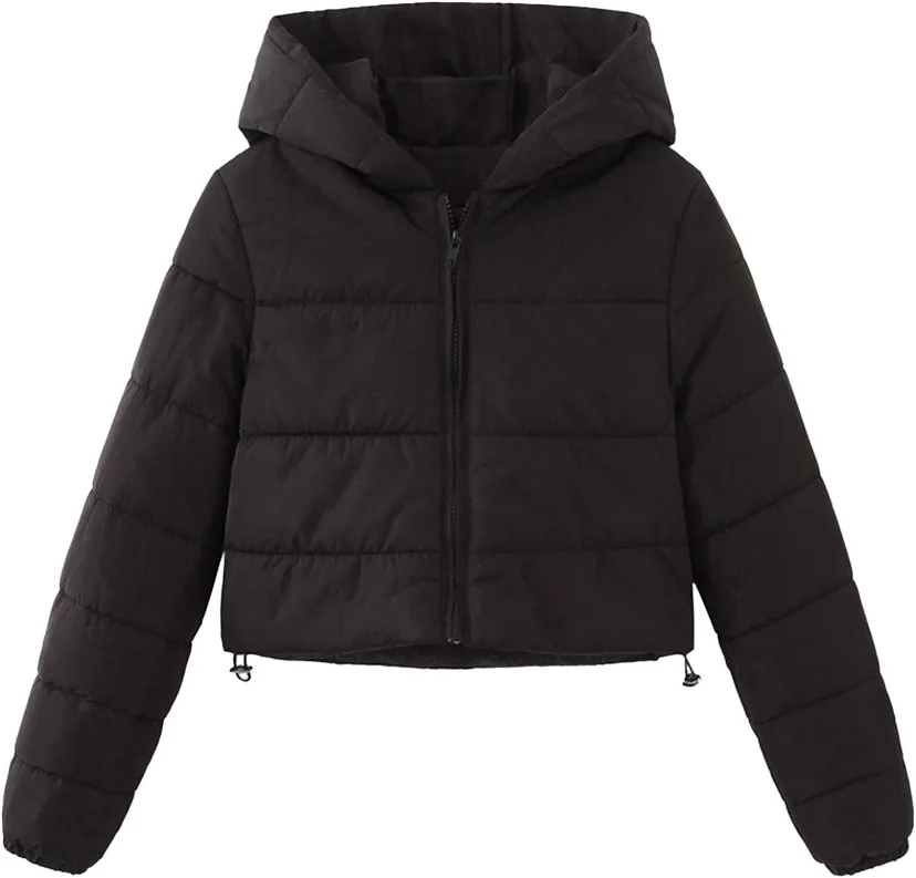 Hugging Winter Puffer Cropped Jacket