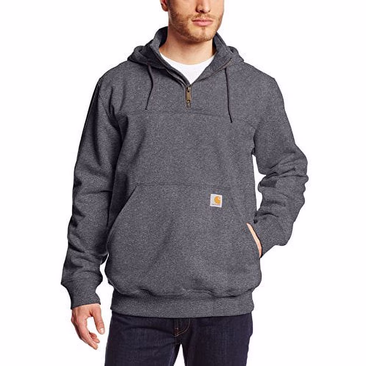 Men's Rain Defender Paxton Heavyweight Hooded Zip Mock Sweatshirt