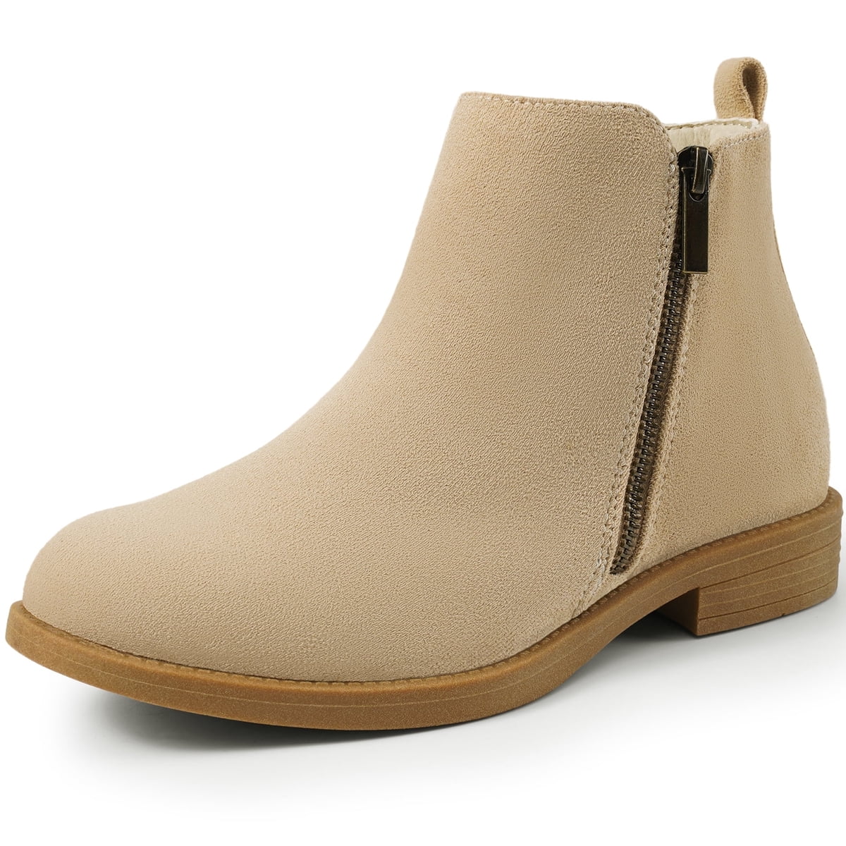 Women's Flat Ankle Chelsea Booties for Fall and Winter