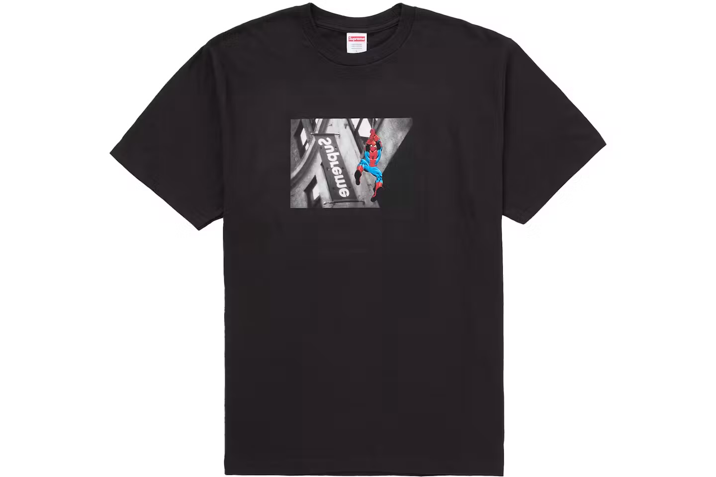 Supreme Spider-Man Tee Black