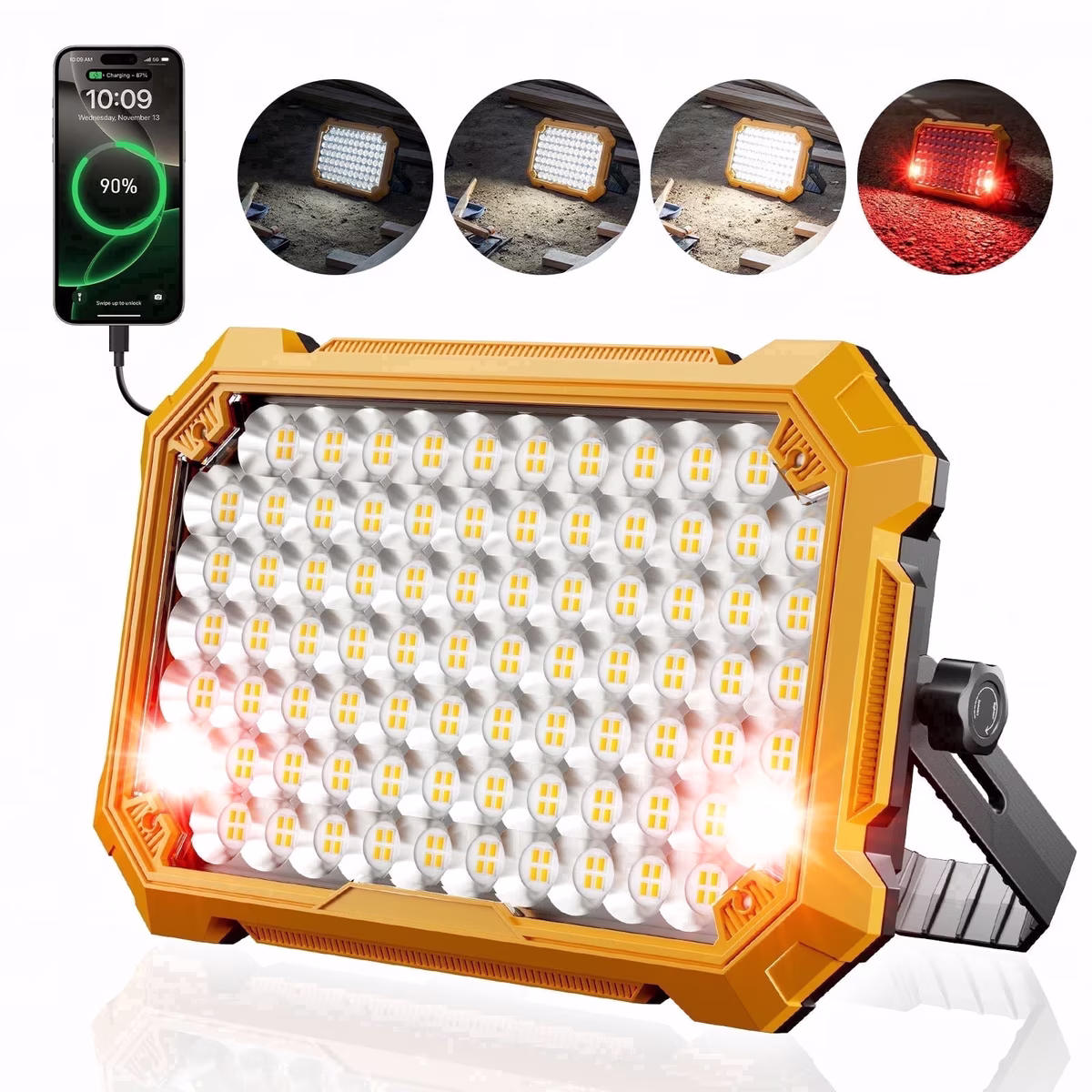Rechargeable LED Work Light 10000LM 13000mAh