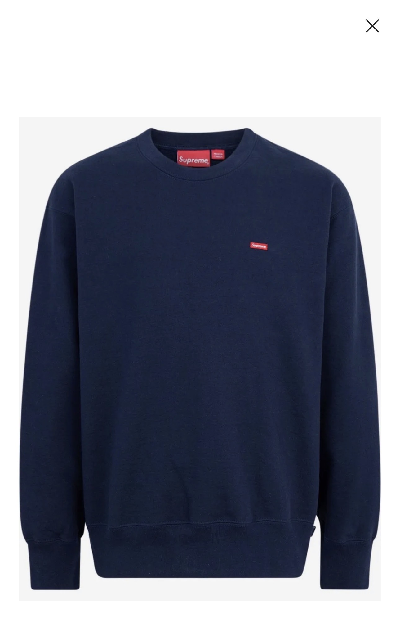 Supreme Small Box Crewneck