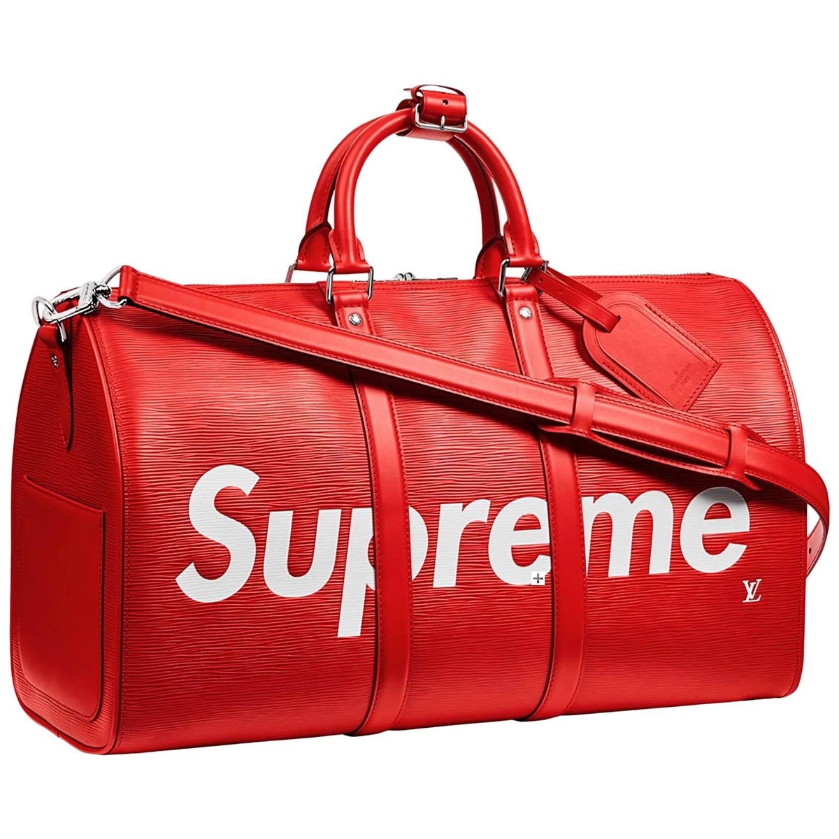 Supreme x Louis Vuitton Leather Satchel