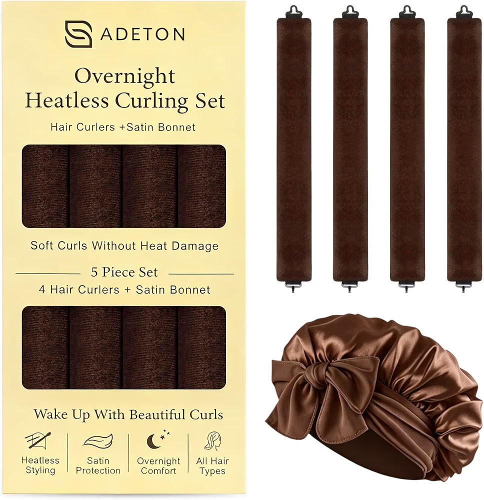 Velvet Heatless Hair Curling Set