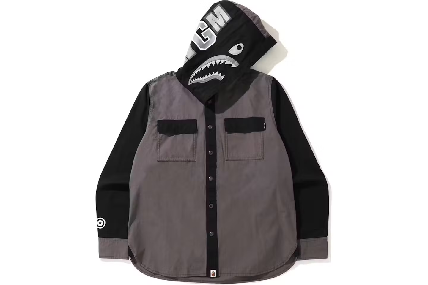 BAPE Shark Hoodie Shirt Black