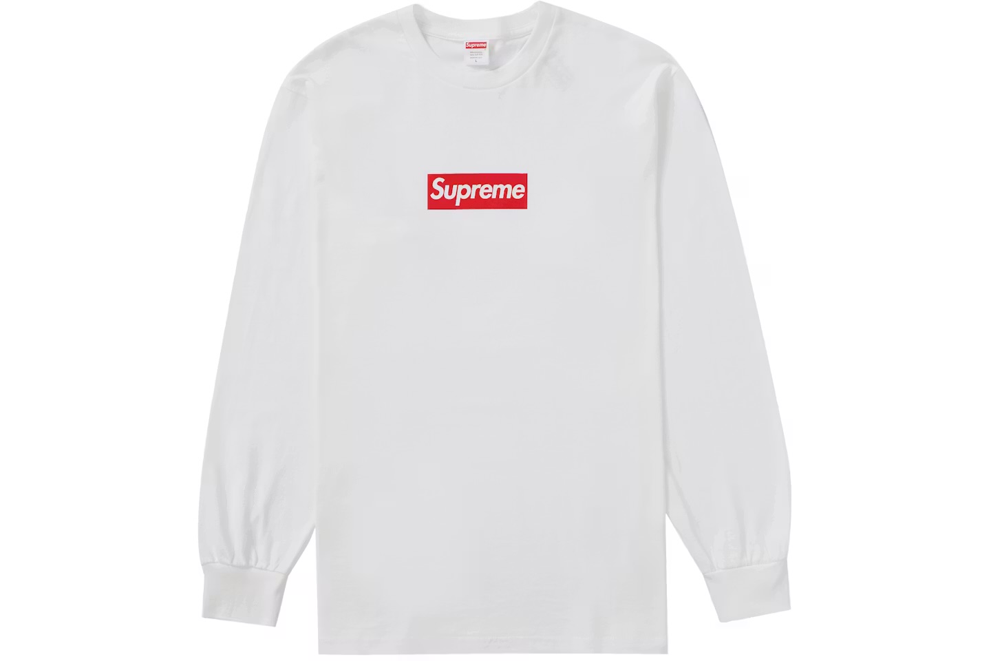 Supreme Box Logo Long Sleeve Tee - White