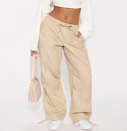 Women's Fashion Nova Street Smart Cargo Parachute Pant