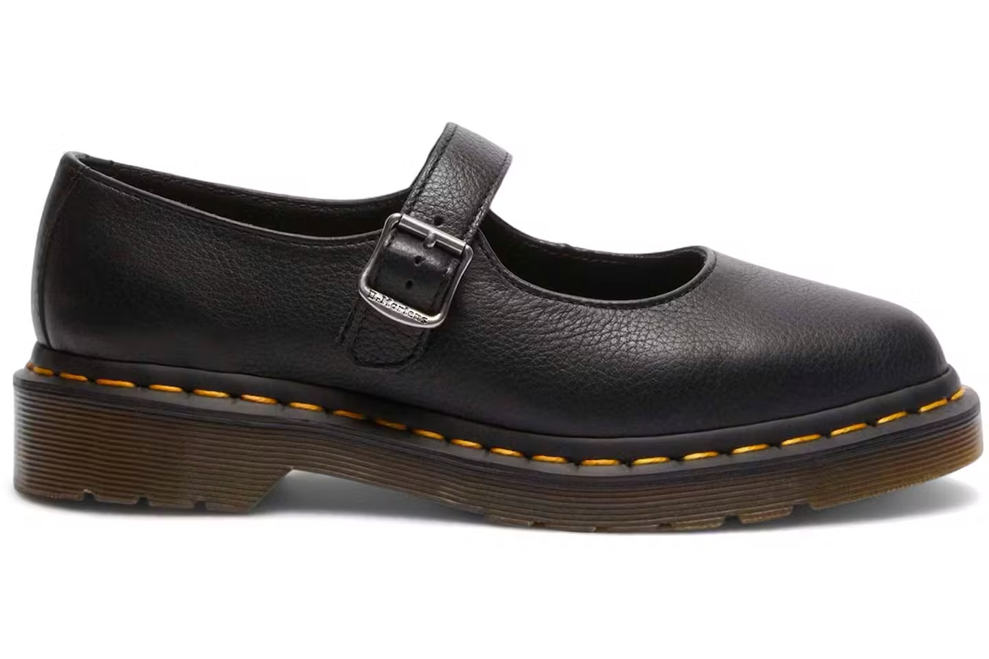 Dr. Martens Elphie Virginia Leather Mary Jane Shoes - Black