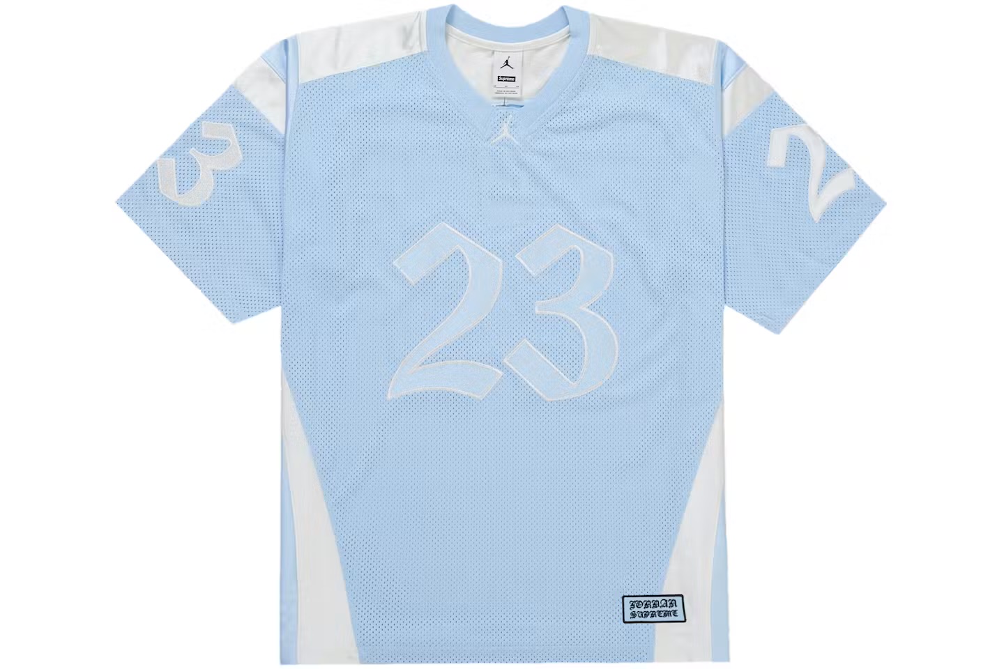 Supreme Jordan Warm Up Jersey Light Blue