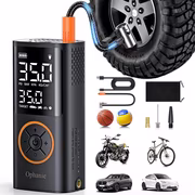Ophanie Cordless Portable Tire Inflator - 160 PSI Air Pump with Digital Gauge