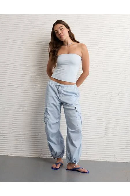 AE Low-Rise Baggy Cargo Parachute Pant Women's