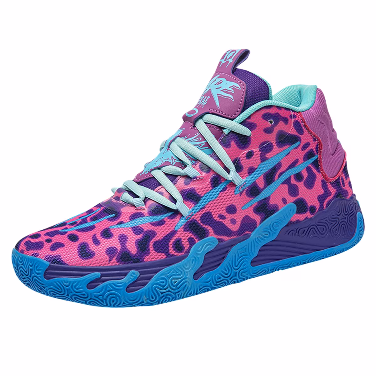 Pro-Grade Cushioning Basketball Shoes with Anti-Slip Sole