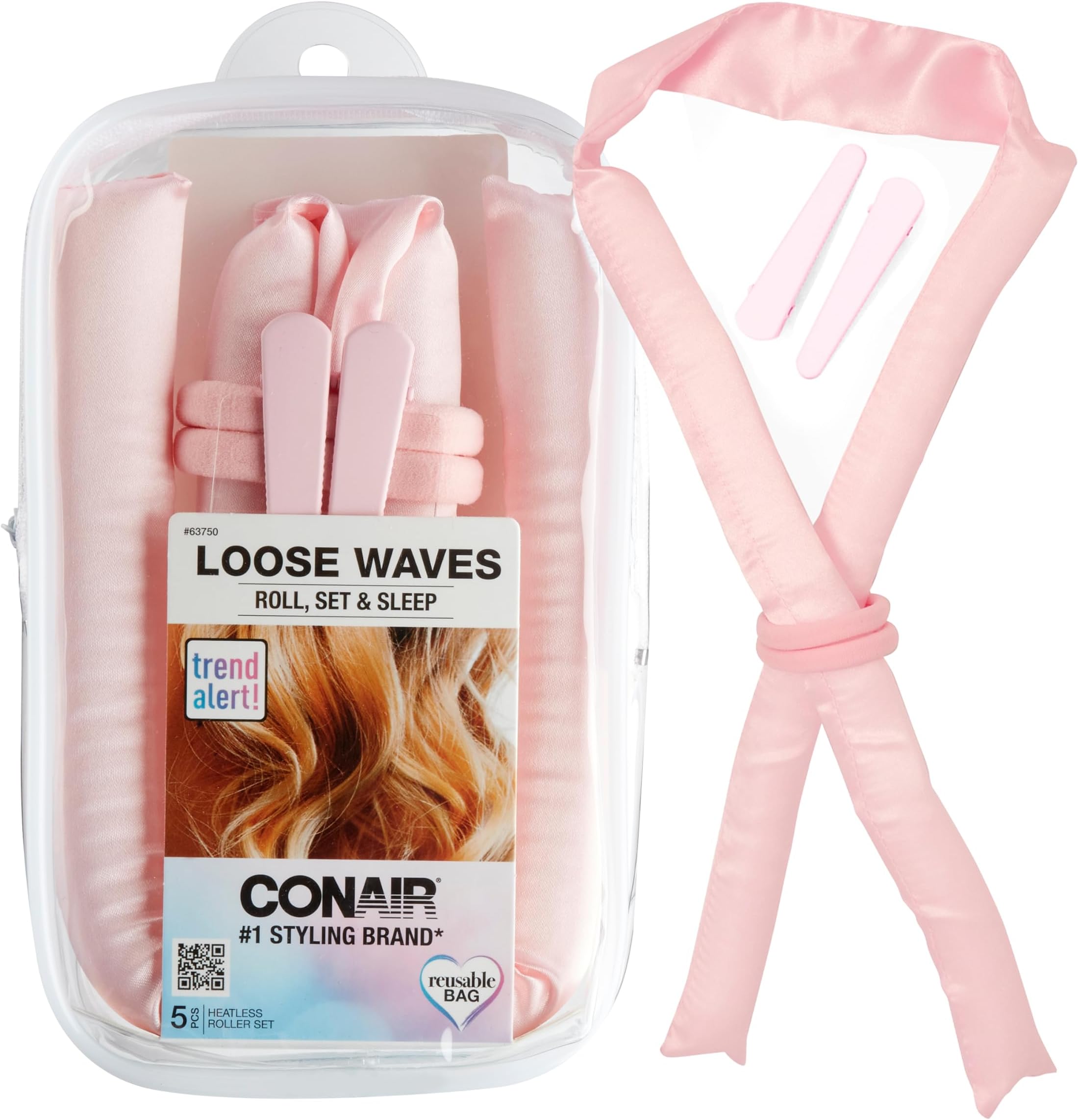 Satin Heatless Curls Set
