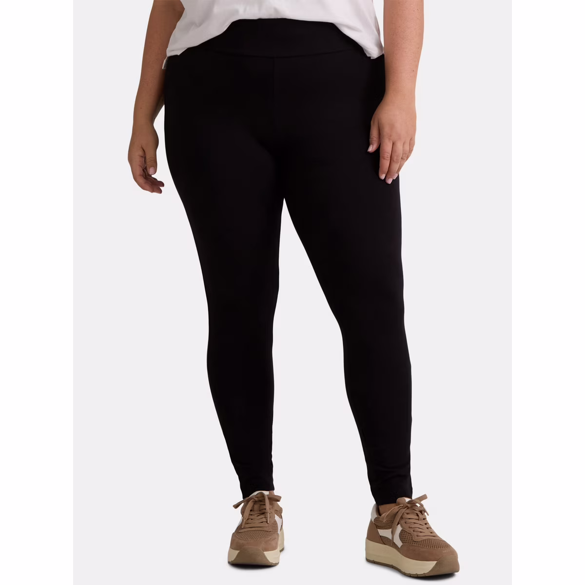 Women's Plus Size High Waist Full Length Leggings (Sizes 0X-5X)