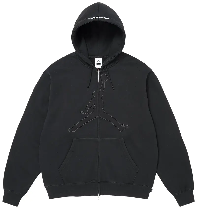 Supreme Jordan Hooded Sweatshirt (SS26) Black