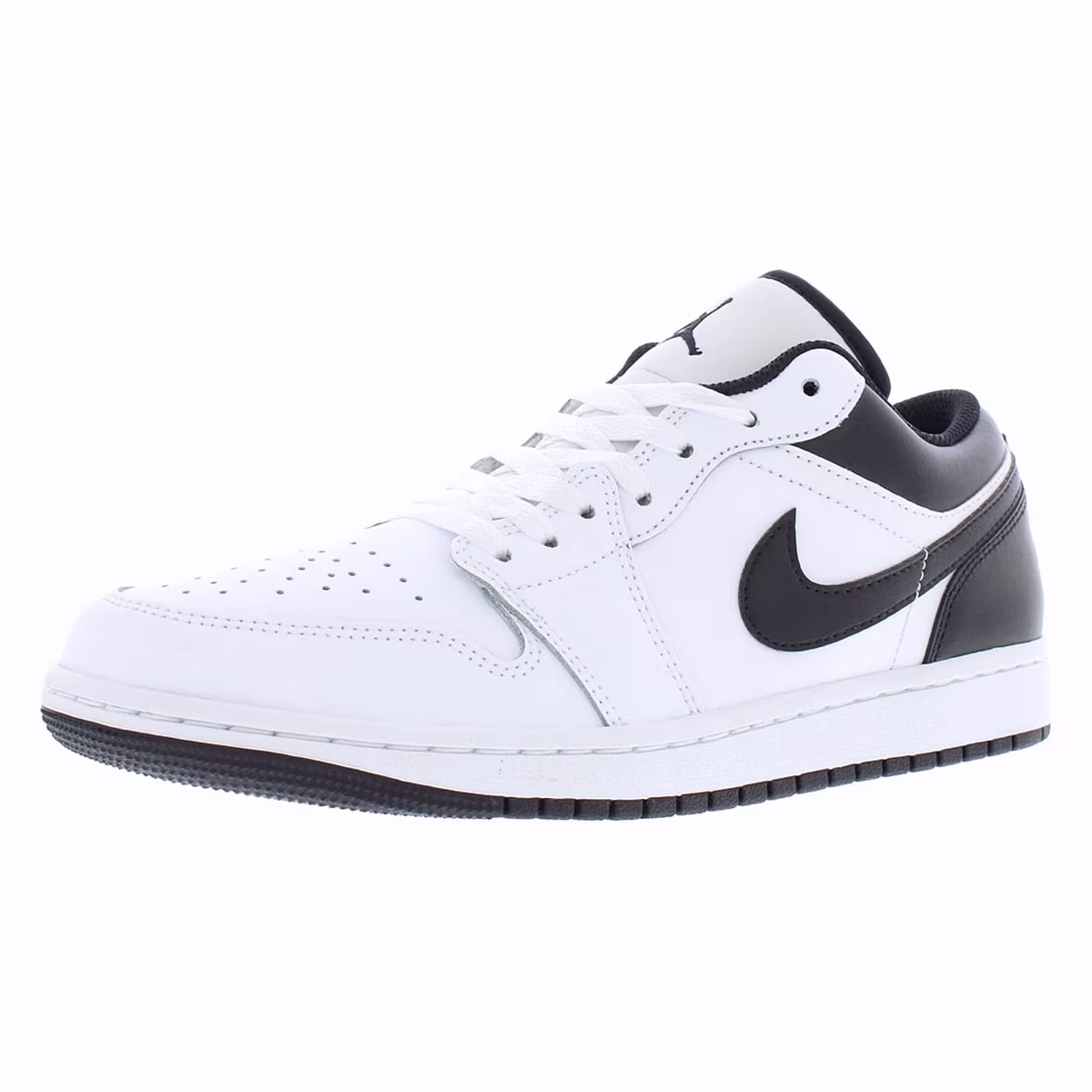 Air Jordan 1 Low Men's Shoes Size 10 - White/Black/White