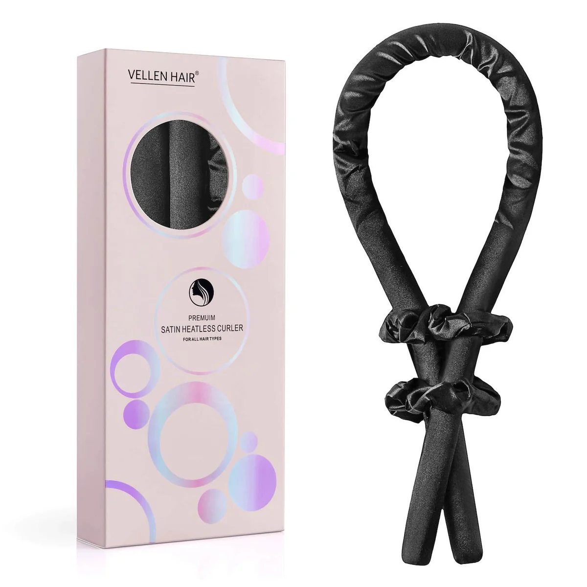 Vellen Hair Satin Heatless Curling Set