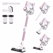 MOOSOO 6-in-1 Cordless Stick Vacuum Cleaner, L12 Pink