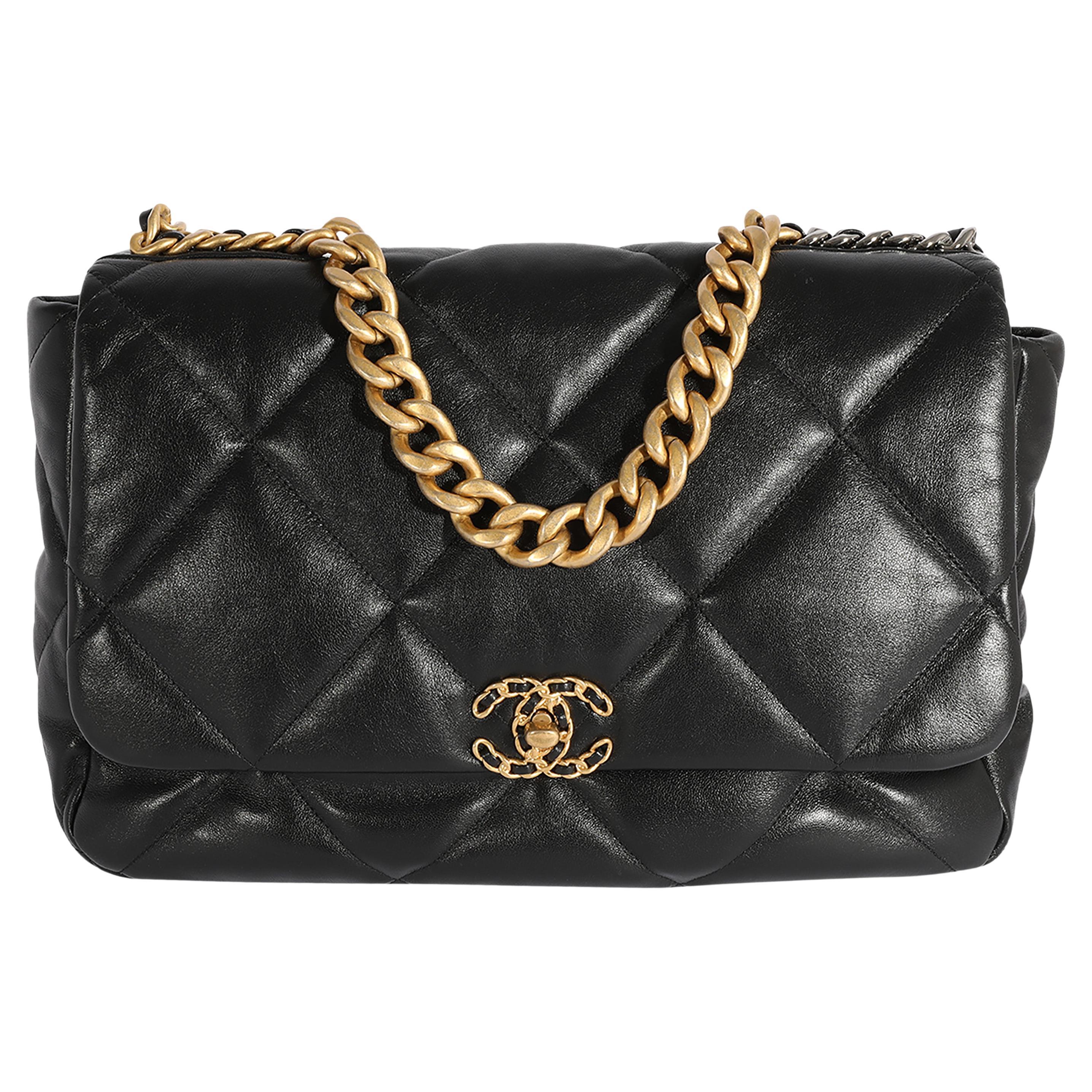 Quilted Lambskin Genuine Leather Classic Shoulder Bag