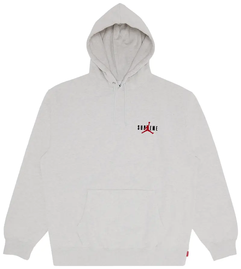 Supreme Jordan Hooded Sweatshirt (FW24) Ash Grey
